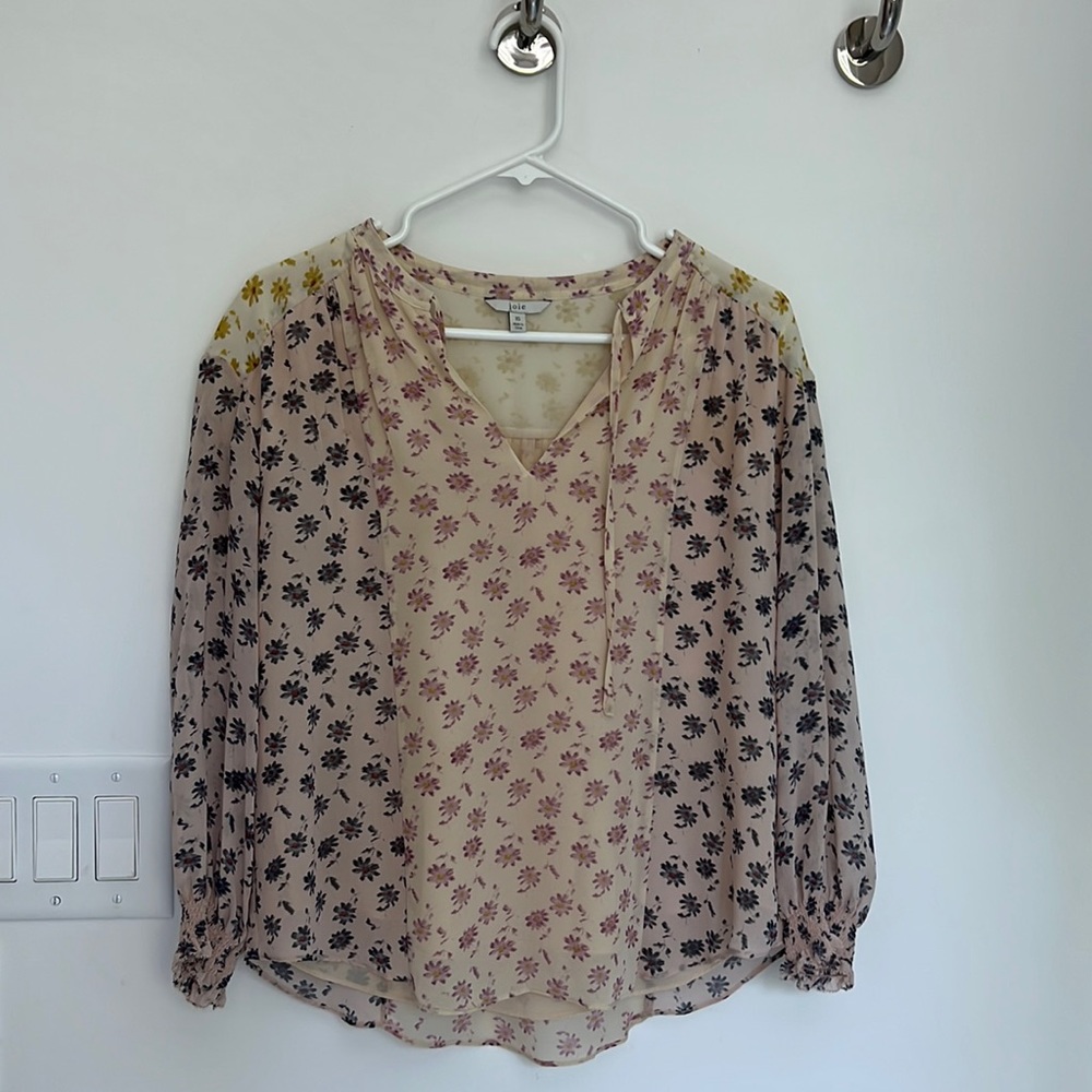 JOIE floral blouse , XS